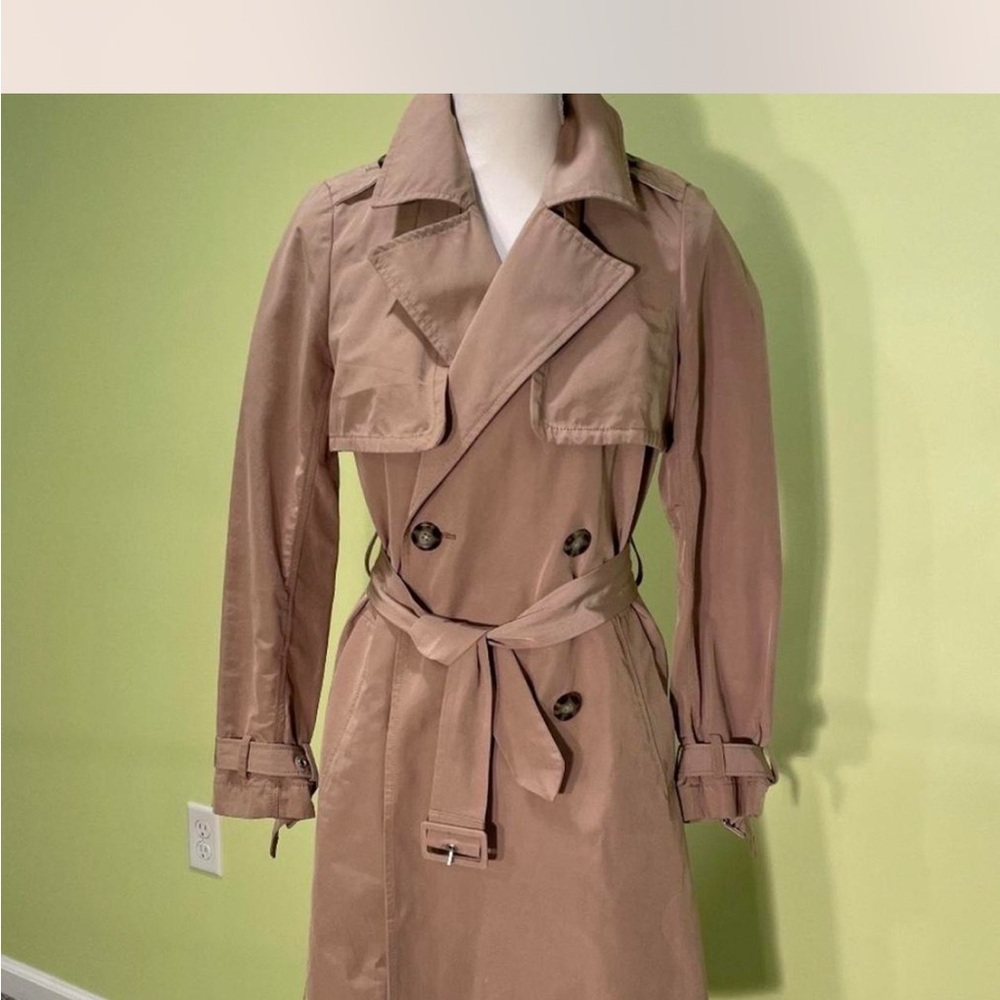 Madewell Double-Breasted Tan Trench Coat